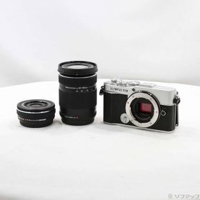 〔中古〕OLYMPUS(オリンパス) OLYMPUS PEN E-P7 EZダブルズームキット シルバー〔344-ud〕
