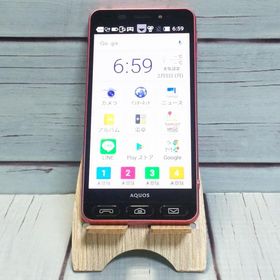 softbank シンプルスマホ3 509SH ピンク 本体 白ロム B089038