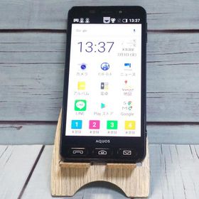 softbank SHARP シンプルスマホ3 509SH ブラック 本体 白ロム B788607