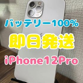 【即日発送】バッテリー100% iPhone12Pro シルバー 128GB