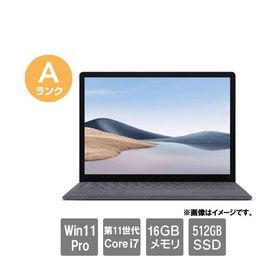 ノートPC マイクロソフト ★中古パソコン・Aランク★1950 [Surface Laptop 4(i7-1185G7 16GB SSD512GB 13.5 Windows11Pro 30日保証)]
