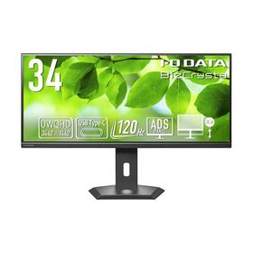 液晶ディスプレイ アイ・オー・データ LCD-CWQ341SDB-F [液晶ディスプレイ 34型/USB-C/21:9/UWQHD]