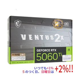 MSI製グラボ GeForce RTX 5060 Ti 16G VENTUS 2X OC PLUS PCIExp 16GB