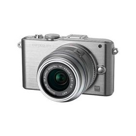 中古 １年保証 美品 OLYMPUS PEN Lite E-PL3 レンズキット シルバー