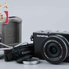 【中古】OLYMPUS オリンパス PEN Lite E-PL3 ブラック + M.ZUIKO DIGITAL ED 14-42mm f/3.5-5.6 EZ シャッター回数僅少
