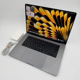 【送料無料】Apple MacBook Pro 16(2021, A2485) M1 Max / RAM 64GB / SSD 2TB / スペースグレー / 充放電回数 : 47 [MC171]