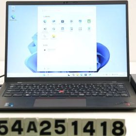 Lenovo ThinkPad X1 Carbon 9th Gen Core i5 1135G7 2.4GHz/8GB/256GB(SSD)/14W/WUXGA(1920x1200)/Win11 【54A251418】