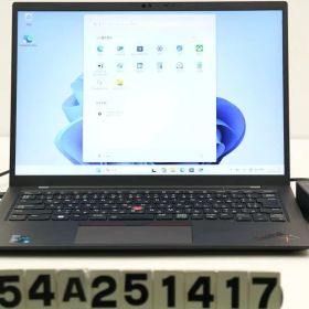 Lenovo ThinkPad X1 Carbon 9th Gen Core i5 1135G7 2.4GHz/8GB/256GB(SSD)/14W/WUXGA(1920x1200)/Win11 【54A251417】