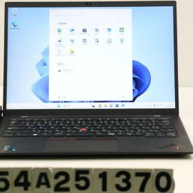 Lenovo ThinkPad X1 Carbon 9th Gen Core i5 1135G7 2.4GHz/8GB/256GB(SSD)/14W/WUXGA(1920x1200)/Win11 【54A251370】