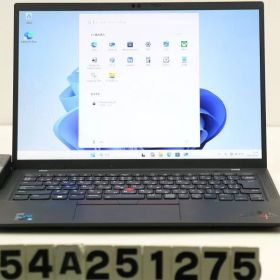 Lenovo ThinkPad X1 Carbon 9th Gen Core i5 1135G7 2.4GHz/8GB/256GB(SSD)/14W/WUXGA(1920x1200)/Win11 【54A251275】