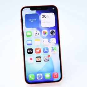 【液晶美品】SIMフリーiPhone 12 128GB レッド