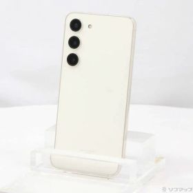 ソフマップ 〔中古品〕 Galaxy S23 256GB クリーム SCG19 au SIMフリー【349】