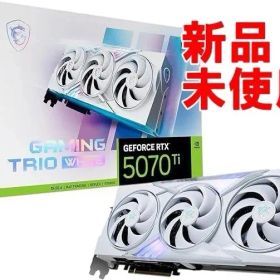 新品未開封 MSI RTX 5070 Ti Gaming Trio White