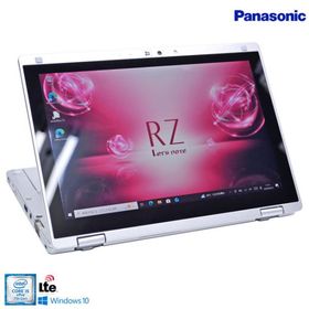 爆買 10.1型 2-in-1 SIMフリー Panasonic Let's note RZ6 Core i5-7Y57 メモリ8G m.2SSD256G Webカメラ Wi-Fi Windows10