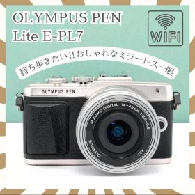 自撮り✨ OLYMPUS PEN E-PL7 ミラーレス一眼 Wi-Fi 初心者