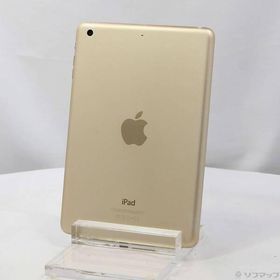 〔中古〕Apple(アップル) iPad mini 3 64GB ゴールド MGY92J／A Wi-Fi〔247-ud〕