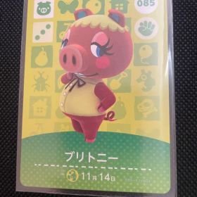 ブリトニー あつ森・あつまれどうぶつの森・アミーボ・amiiboカード
