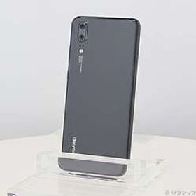 HUAWEI P20 128GB ブラック EML-L29 SIMフリー ［5.8インチ液晶／HiSilicon KIRIN970／RAM:4GB／ナノSIM］