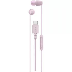 ソニー IER-EX15C P カナル型イヤホン USB type-C接続 5mmドライバー搭載 リモコン付 ピンク