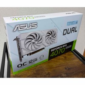 エイスース(ASUS)のASUS グラフィックボード DUAL-RTX4070S-O12G-EVO-WH(PCパーツ)