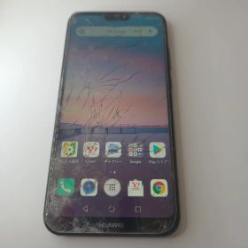 HUAWEI　P20　liteミッドナイトブラック 本体 32GB ほぼ未使用品 中古】HUAWEI P20 lite 32GB ミッドナイトブラック ANE-LX2J SIMフリー