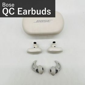 Bose QuietComfort Earbuds ワイヤレスイヤホン Bluetooth ノイズキャンセリング マイク付 タッチ操作 防滴 ソープストーン 白