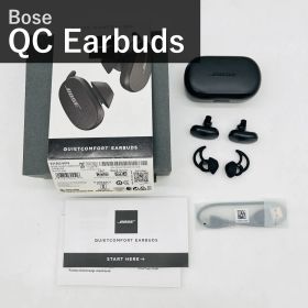 Bose QuietComfort Earbuds ワイヤレスイヤホン Bluetooth ノイズキャンセリング マイク付 最長6時間+12時間 再生 タッチ操作 防滴 トリプルブラック ワイヤレス充電対応