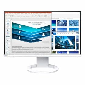 EIZO 液晶ディスプレイ 23.8型/1920×1080/HDMI、DisplayPort、USBType-C/ホワイト/スピーカー:あり EV2480-ZWT 白 高解像度液晶ディスプレイで鮮明な映像と広い視野角を提供 多様な接続オプションとスタイリッシュなデザイン 内蔵スピーカーで臨場感あふれる音響体験 最高
