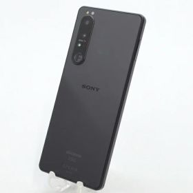 【中古】docomo Sony Mobile Xperia 1 III 64GB フロストブラック SO-51B 外観ランクB