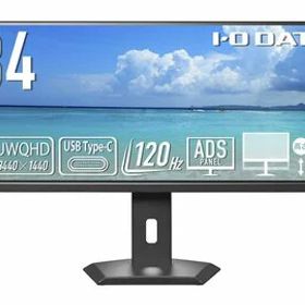 アイ・オー・データ機器 液晶ディスプレイ 34型/USB-C/UWQHD&65W給電 LCD-CWQ341SDB-FX