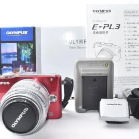 OLYMPUS PEN E-PL3 レッド レンズキット