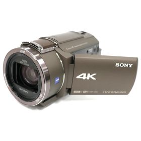 中古ソニー 4Kビデオカメラ FDR-AX45A ブラウン fdr-ax45a-br【可(C)】