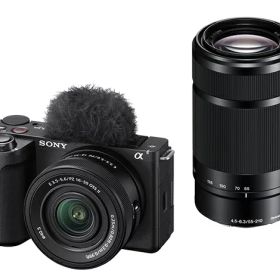 デジタル一眼カメラ VLOGCAM ZV-E10 II ZV-E10M2X ダブルズームレンズキット ブラック