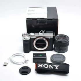 B#12165 SONY(ソニー) フルサイズ ミラーレス一眼カメラ α7CII ズームレンズキット(同梱レンズ:SEL2860) シルバー ILCE-7CM2L S