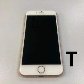 (T）iPhone 8 64GB ゴールド SIMロックなし バッテリー77%