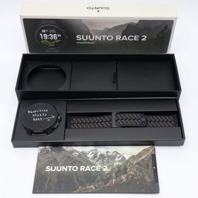 スント(SUUNTO)の【新品】SUUNTO RACE 2 Titanium SS051202000 ブラック スマートウォッチ スント レース 本体(腕時計(デジタル))