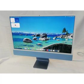 【中古】Apple iMac 24インチ 4.5K Retinaディスプレイ M3(CPU:8C/GPU:10C) 8GB/256GB ブルー MQRQ3J/A (M3・2023)【鹿児島中町】保証期間1ヶ月【ランクB】