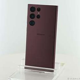 【売り切れ】良品 Galaxy S22 Ultra バーガンディ SC52C Galaxy S22 Ultra SC-52C[256GB] docomo バーガンディの買取価格｜中古