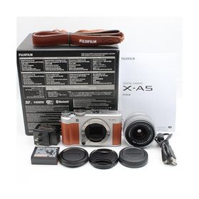 富士フイルム(FUJIFILM) ミラーレス一眼カメラ X-A5レンズキット ブラウン X-A5LK-BW