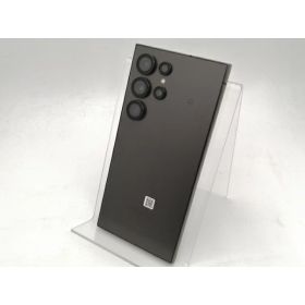 【中古】SAMSUNG au 【SIMフリー】 Galaxy S24 Ultra チタニウムブラック 12GB 256GB SCG26【なんば】保証期間1ヶ月【ランクB】