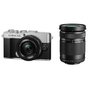 E-P7-EZWZK-SL オリンパス OLYMPUS PEN E-P7 EZダブルズームキット [シルバー] ミラーレスカメラ