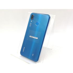 【中古】Huawei au 【SIMロック解除済み】 HUAWEI P20 lite クラインブルー 4GB 64GB HWV32【大宮東口】保証期間１ヶ月【ランクB】
