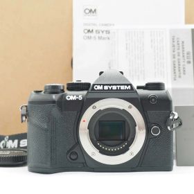 オリンパス Olympus OM SYSTEM OM-5 Mark II Black 2075 Shots 元箱 [新品同様] #Z6015A