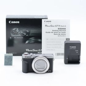 Canon PowerShot G7 X Mark III シルバー｜1.0型センサー 高画質コンデジ｜4K動画・ライブ配信対応 Vlog撮影向け【中古】