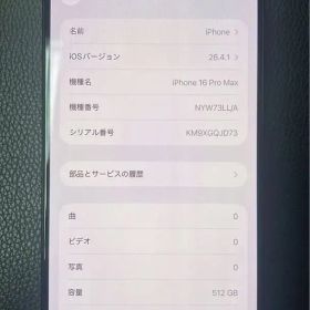 海外版 iPhone 16 Pro Max 512GB，デュアル物理SIM対応