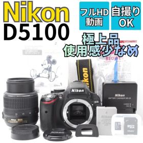 【ショット数少なめ 美品】Nikon D5100 スマホ転送 自撮り 動画