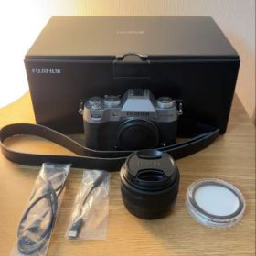 FUJIFILM X-T50 デジタル一眼レフカメラ キットレンズ付き(箱付き)