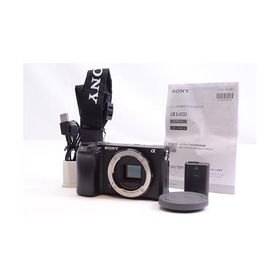 SONY(ソニー) APS-C ミラーレス一眼カメラ α6400 ボディ(レンズなし) ブラック ILCE-6400 B