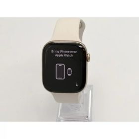 【中古】Apple Apple Watch Series10 46mm Cellular ゴールドチタニウムケース/スターライトスポーツバンド (M/L) MWYY3J/A【大須アメ横】保証期間1ヶ月【ランクA】