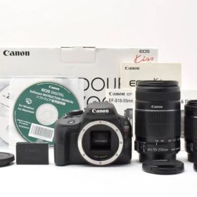 【美品】Canon EOS Kiss X7 ダブルズームキット【動作確認済】